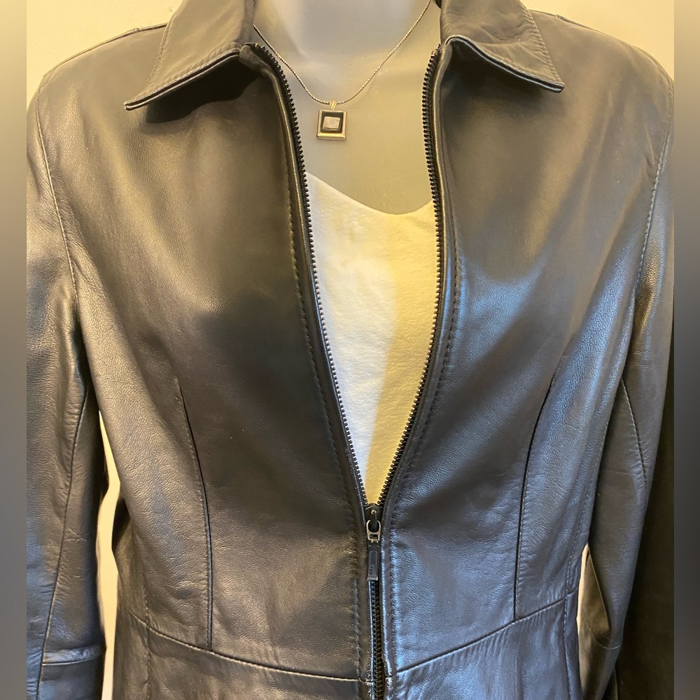 Perfect Condition Vintage Casual Corner LeatherJacket - Picture 13 of 16